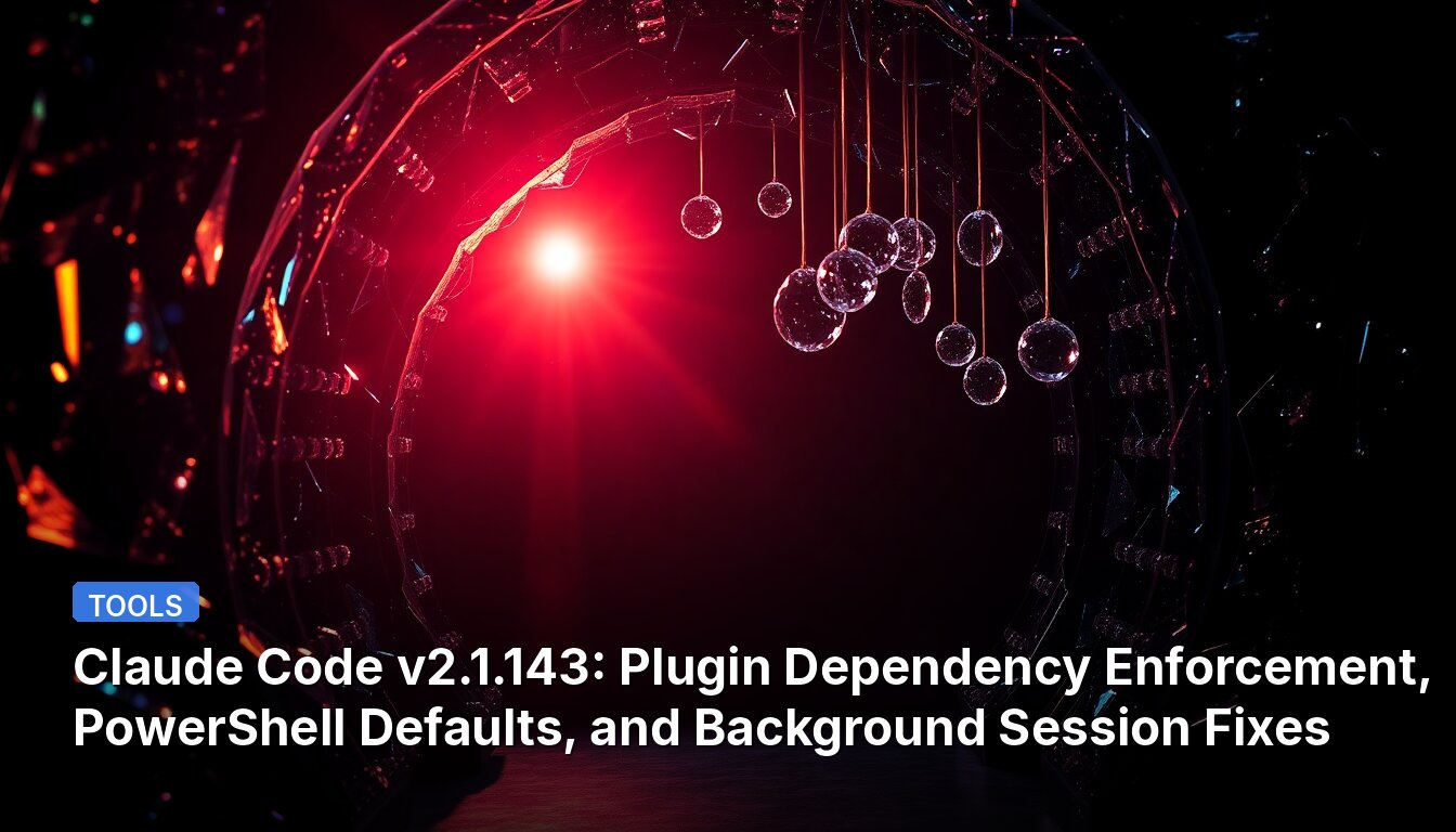 Claude Code v2.1.143: Plugin Dependency Enforcement, PowerShell Defaults, and Background Session Fixes