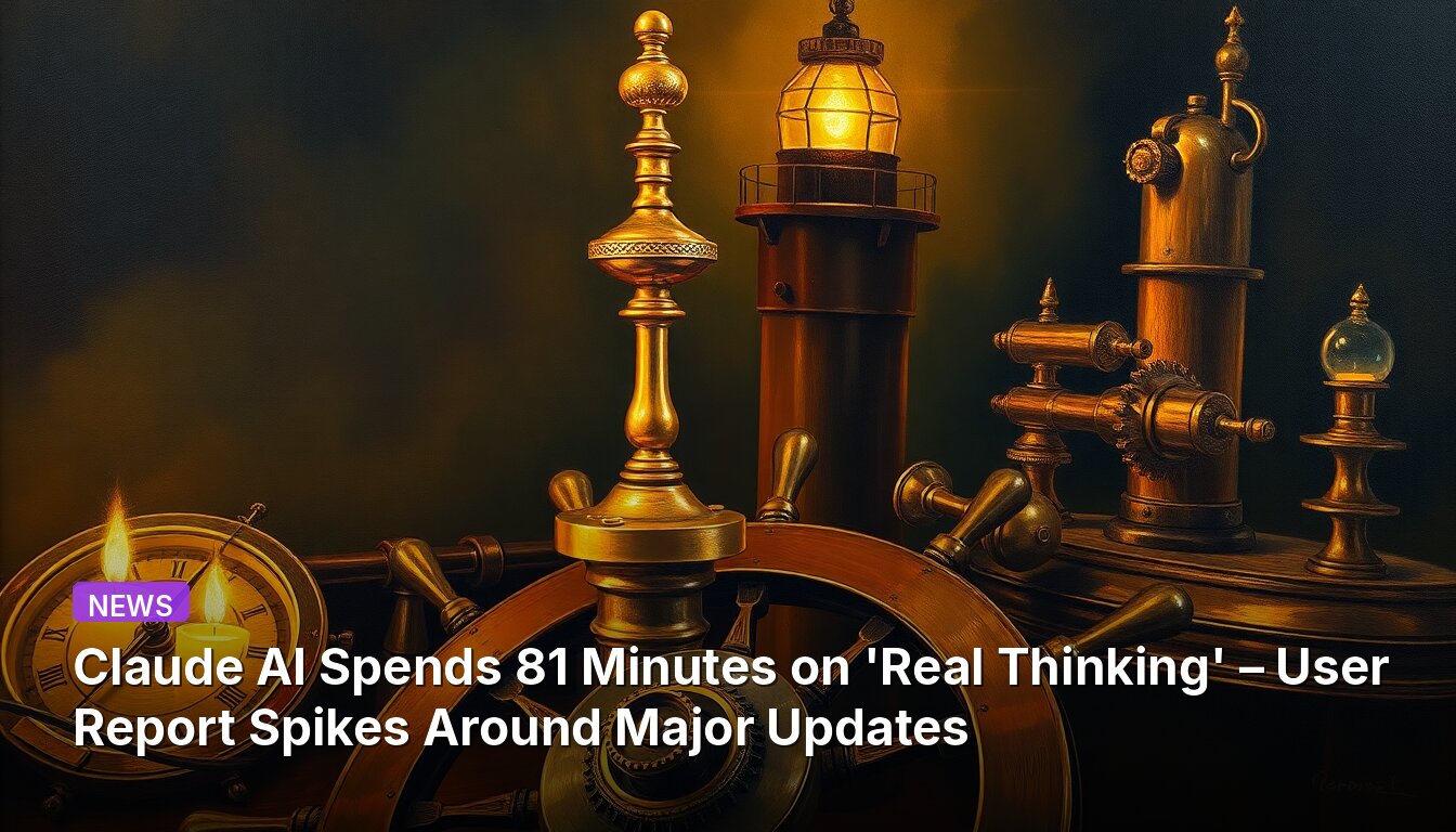 Claude AI Spends 81 Minutes on 'Real Thinking' – User Report Spikes Around Major Updates