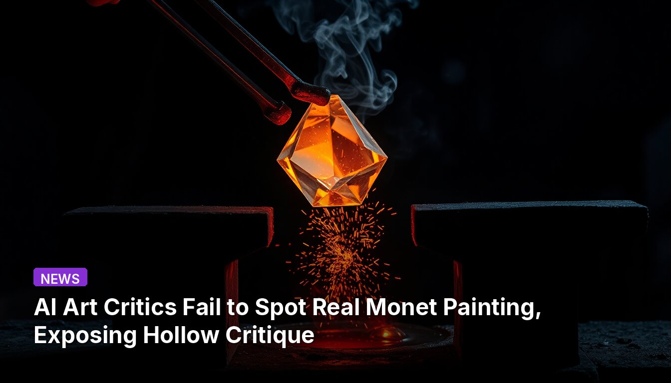 AI Art Critics Fail to Spot Real Monet Painting, Exposing Hollow Critique