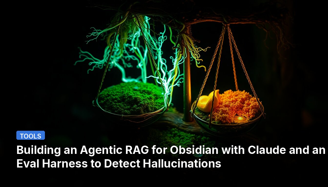 Building an Agentic RAG for Obsidian with Claude and an Eval Harness to Detect Hallucinations