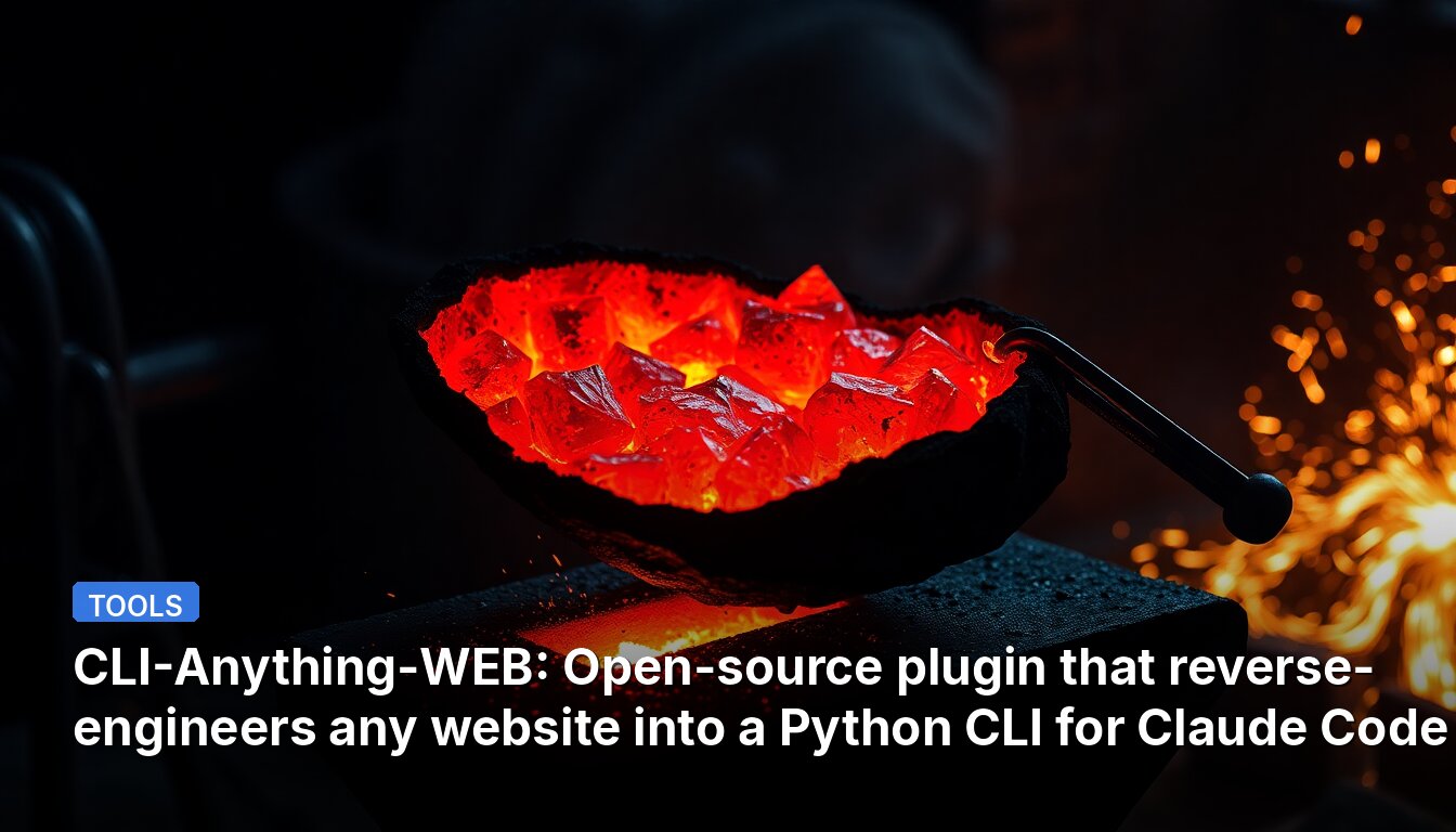 CLI-Anything-WEB: Open-source plugin that reverse-engineers any website into a Python CLI for Claude Code