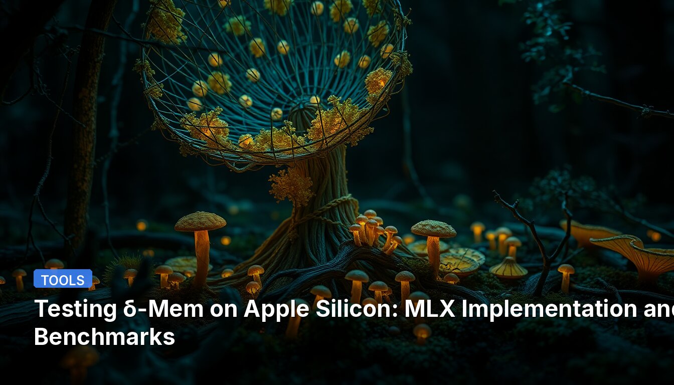 Testing δ-Mem on Apple Silicon: MLX Implementation and Benchmarks