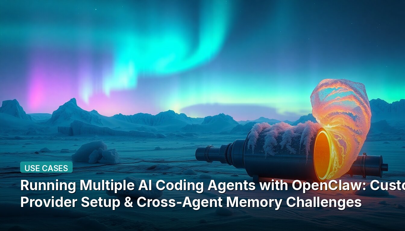 Running Multiple AI Coding Agents with OpenClaw: Custom Provider Setup & Cross-Agent Memory Challenges