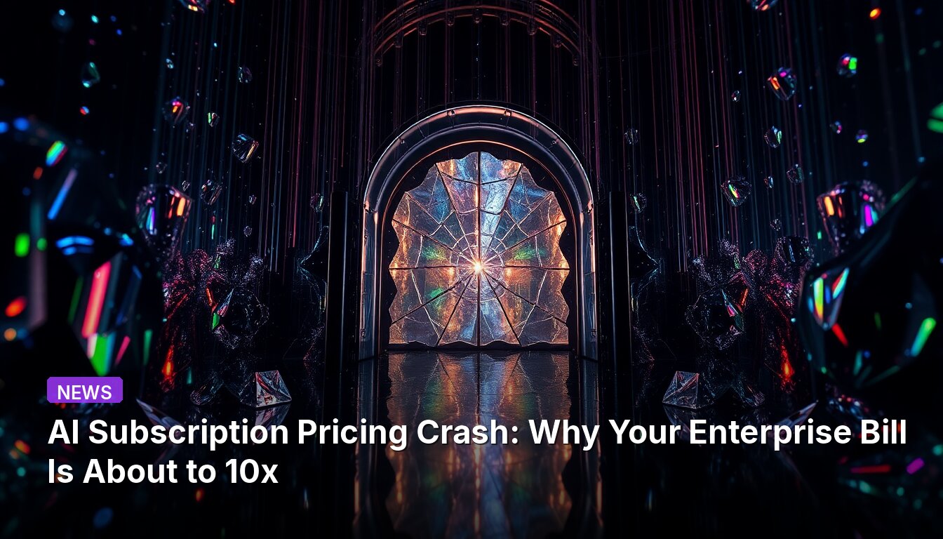 AI Subscription Pricing Crash: Why Your Enterprise Bill Is About to 10x