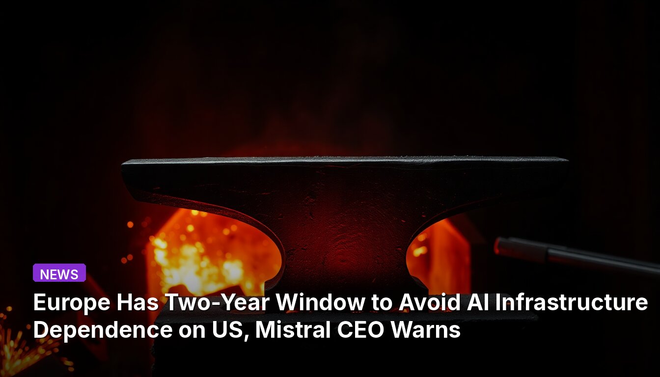 Europe Has Two-Year Window to Avoid AI Infrastructure Dependence on US, Mistral CEO Warns