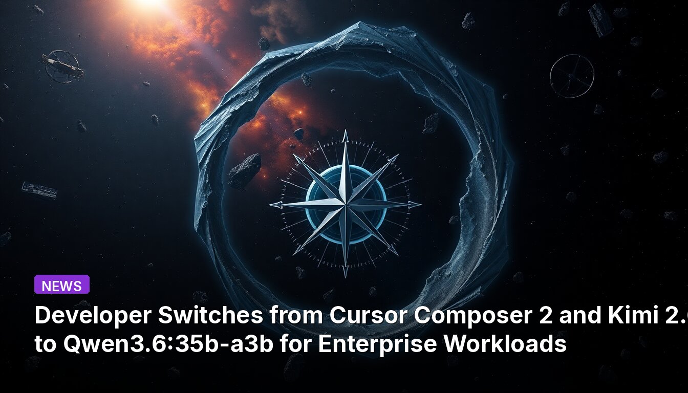 Developer Switches from Cursor Composer 2 and Kimi 2.6 to Qwen3.6:35b-a3b for Enterprise Workloads