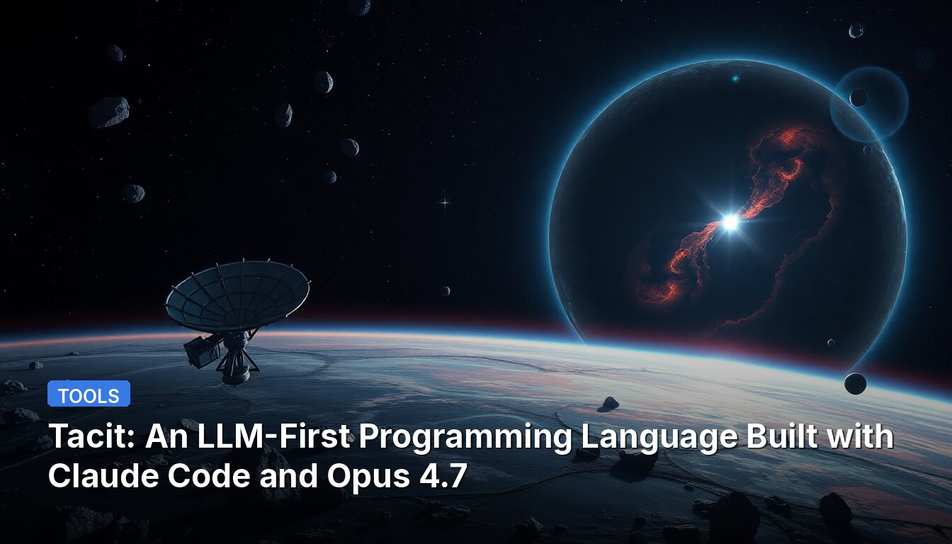 Tacit: An LLM-First Programming Language Built with Claude Code and Opus 4.7