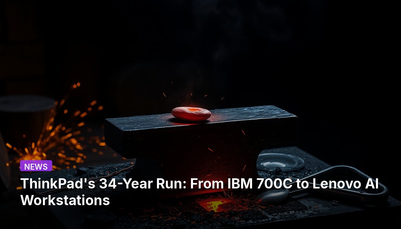 ThinkPad's 34-Year Run: From IBM 700C to Lenovo AI Workstations