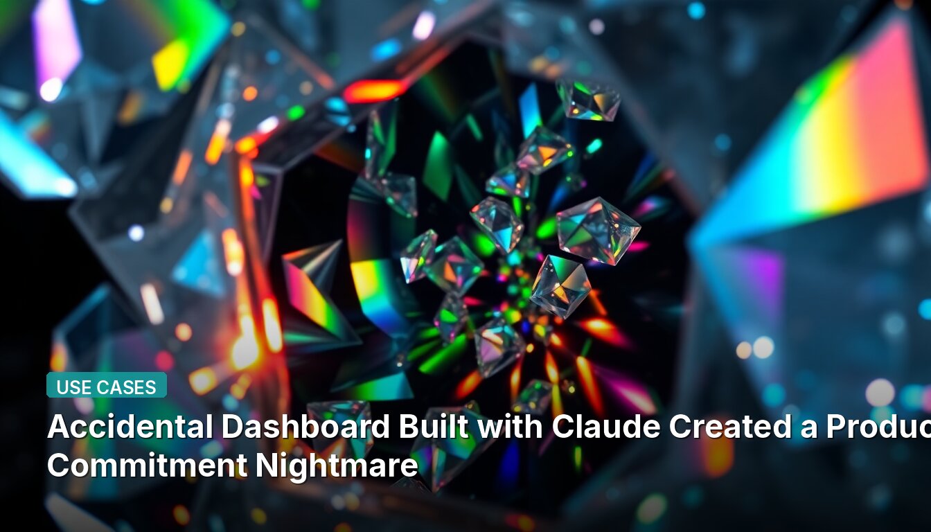 Accidental Dashboard Built with Claude Created a Product Commitment Nightmare