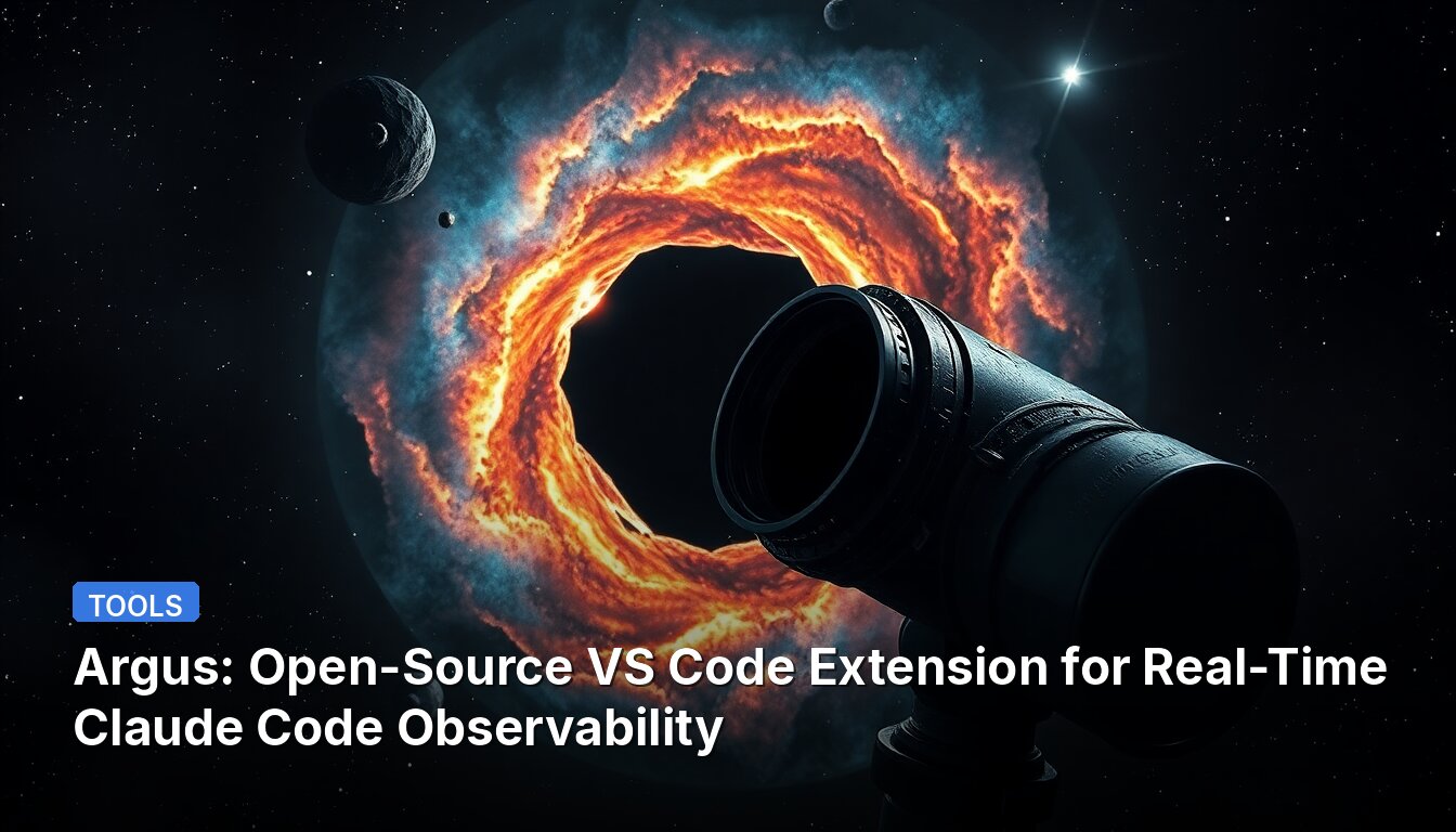 Argus: Open-Source VS Code Extension for Real-Time Claude Code Observability