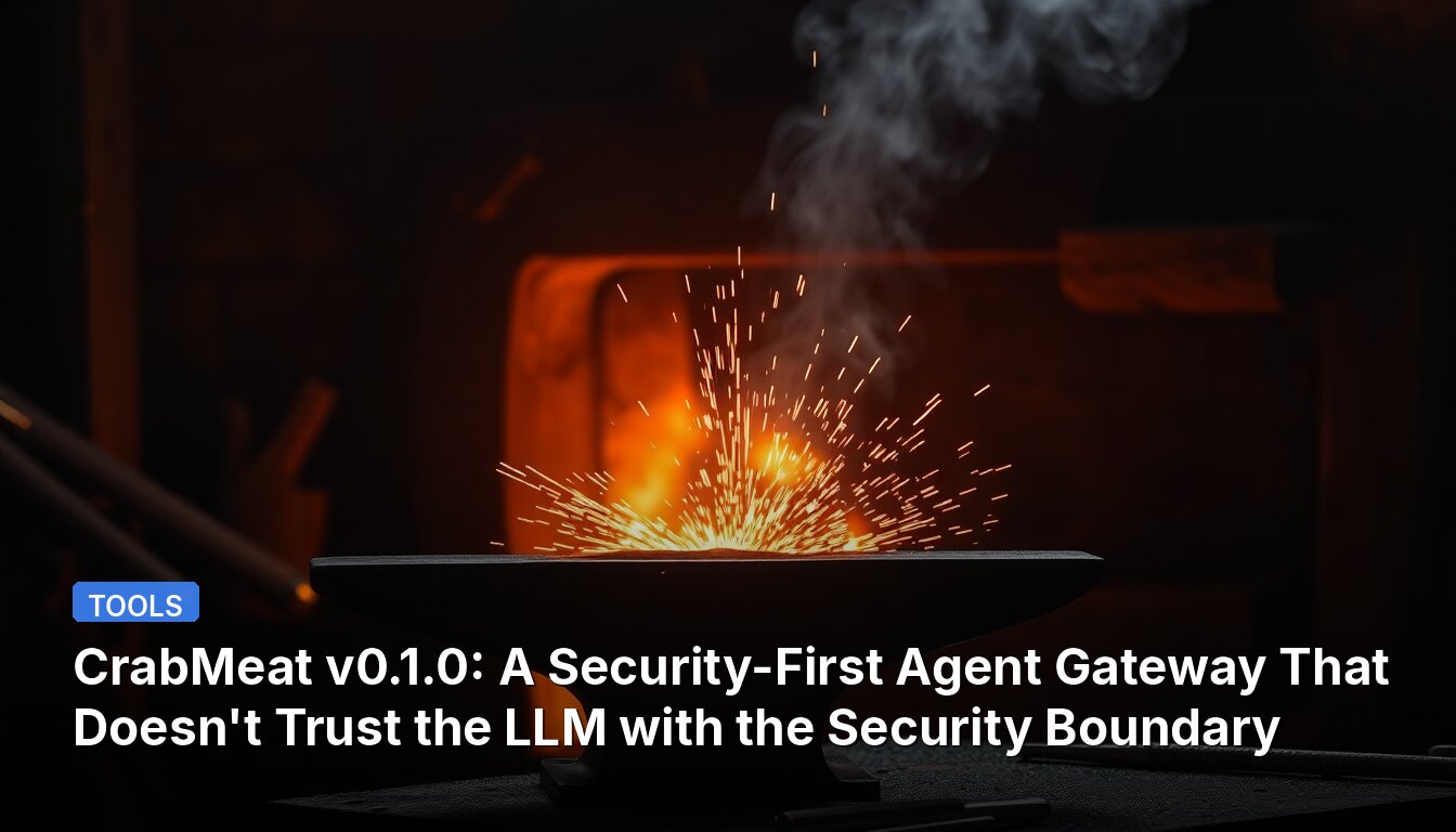CrabMeat v0.1.0: A Security-First Agent Gateway That Doesn't Trust the LLM with the Security Boundary