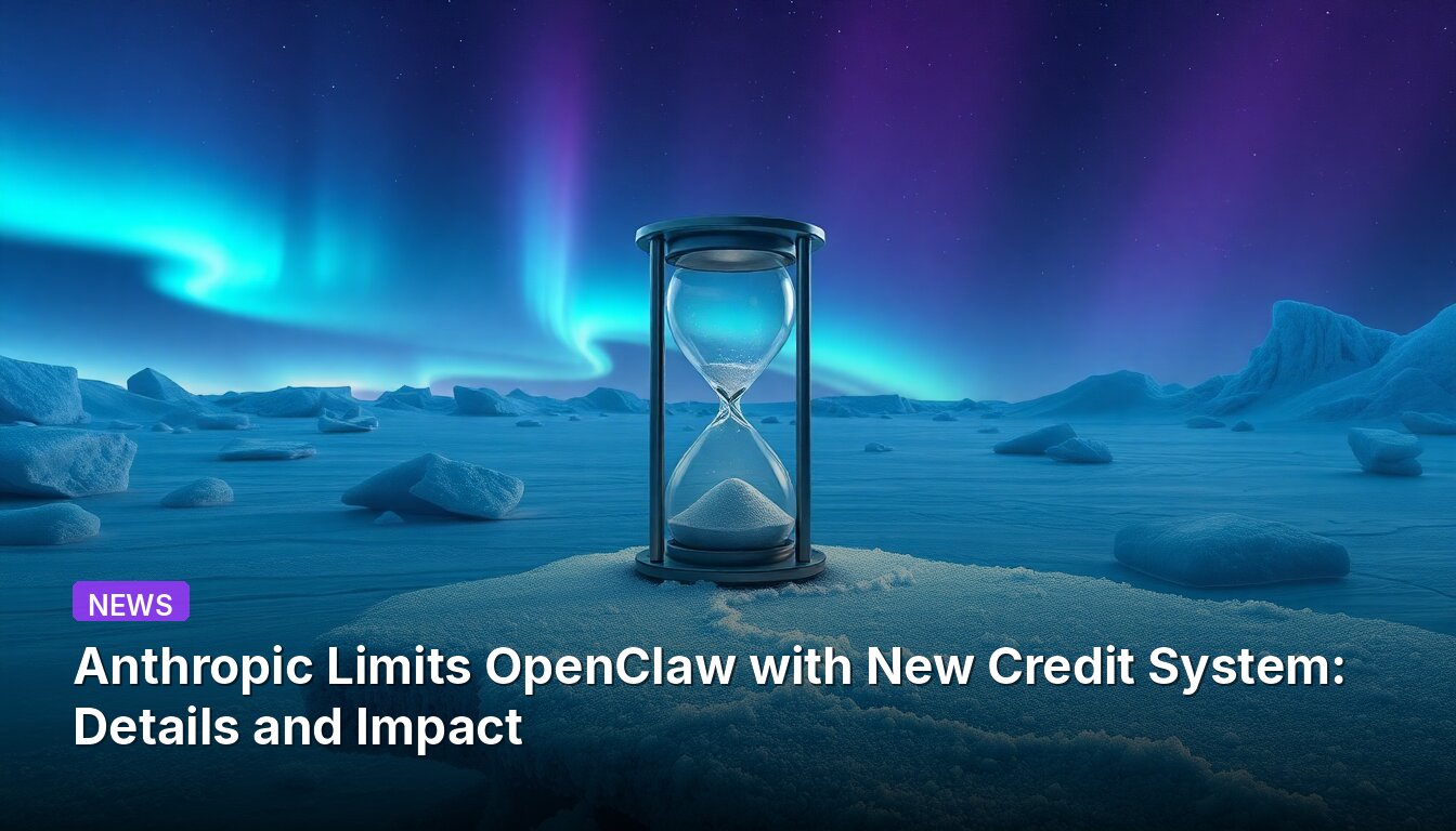 Anthropic Limits OpenClaw with New Credit System: Details and Impact