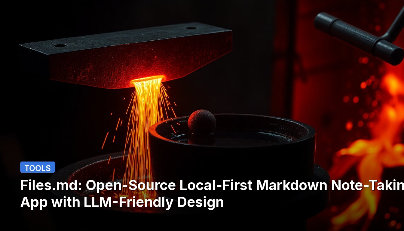 Files.md: Open-Source Local-First Markdown Note-Taking App with LLM-Friendly Design
