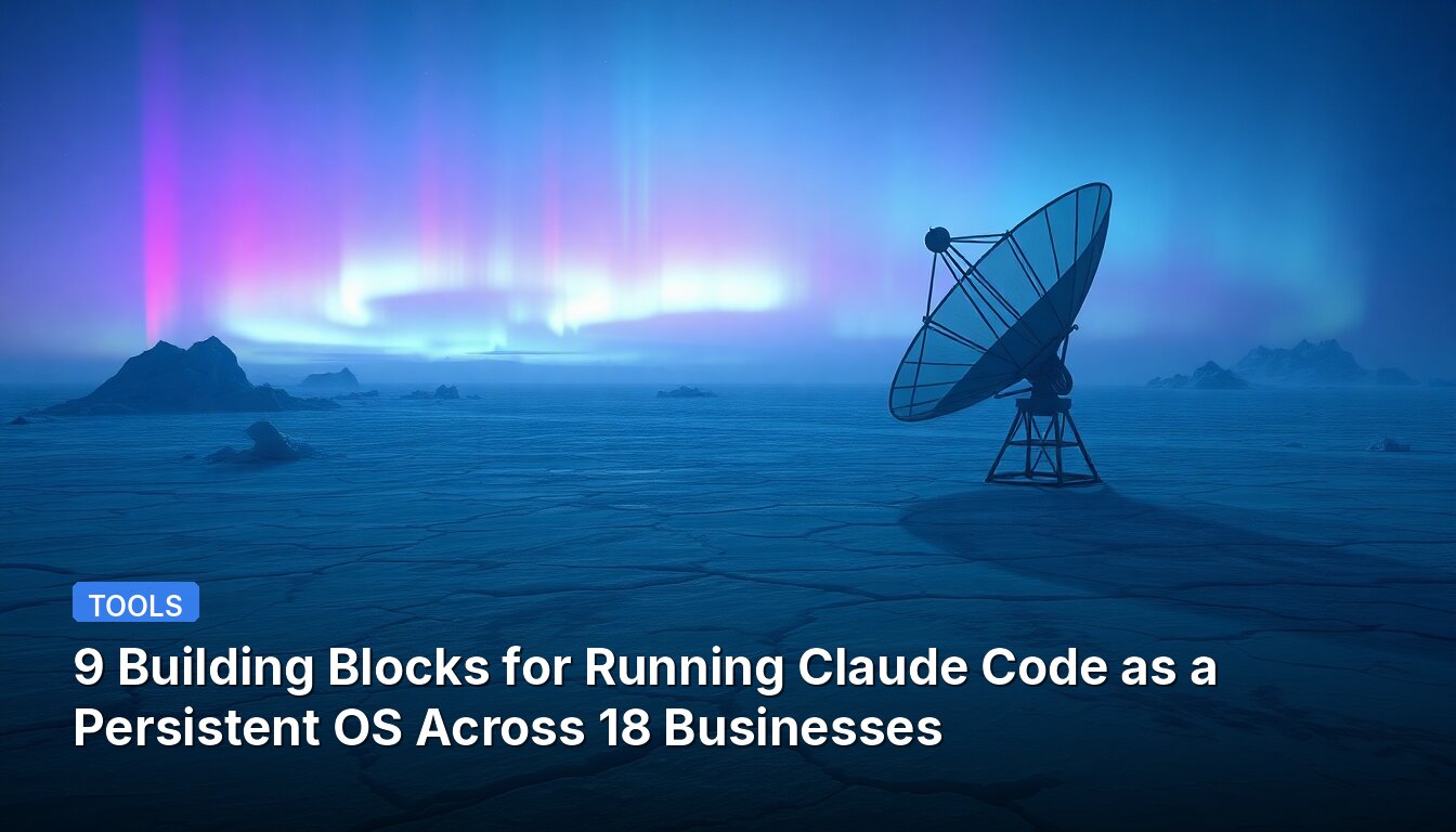9 Building Blocks for Running Claude Code as a Persistent OS Across 18 Businesses