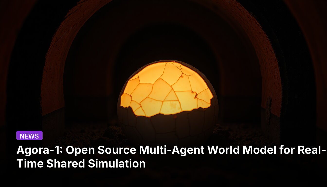 Agora-1: Open Source Multi-Agent World Model for Real-Time Shared Simulation