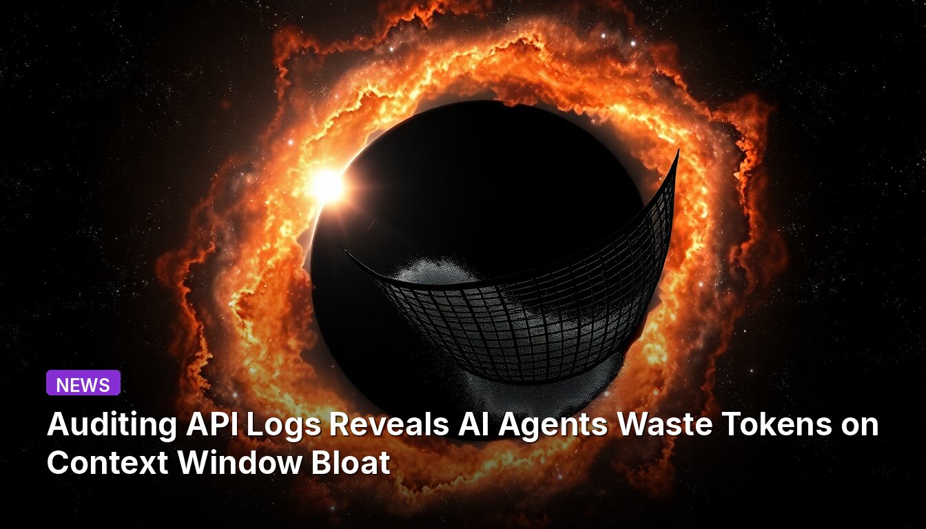 Auditing API Logs Reveals AI Agents Waste Tokens on Context Window Bloat