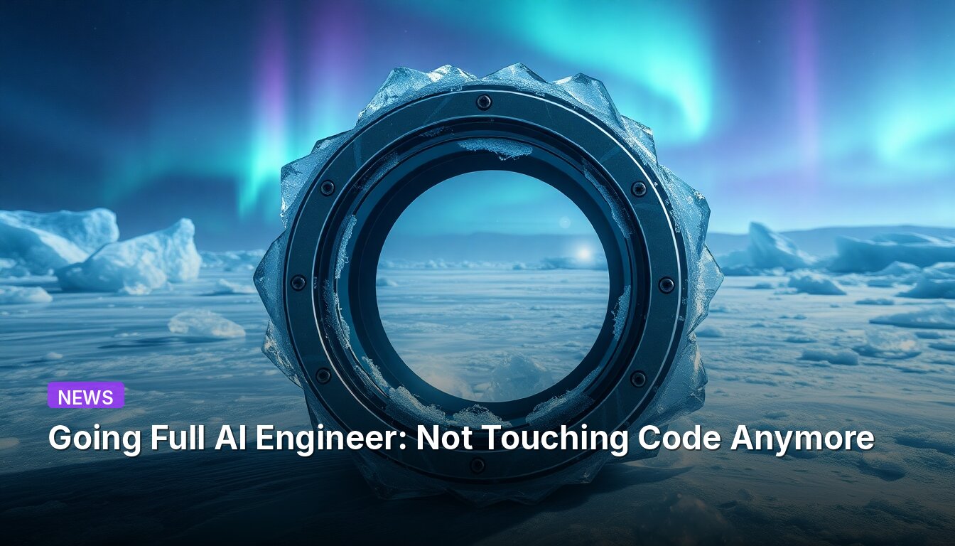 Going Full AI Engineer: Not Touching Code Anymore
