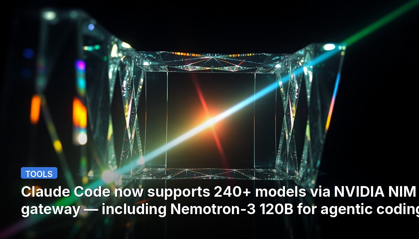 Claude Code now supports 240+ models via NVIDIA NIM gateway — including Nemotron-3 120B for agentic coding