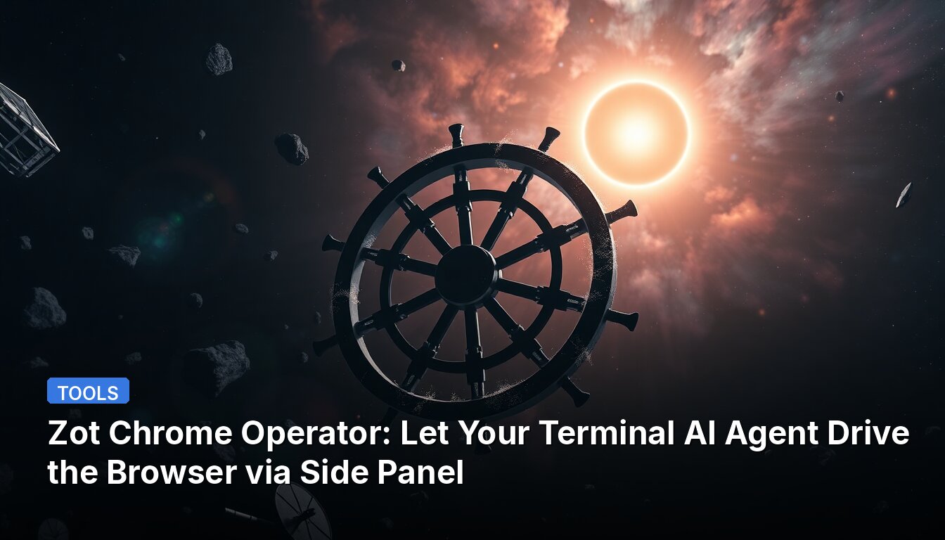 Zot Chrome Operator: Let Your Terminal AI Agent Drive the Browser via Side Panel