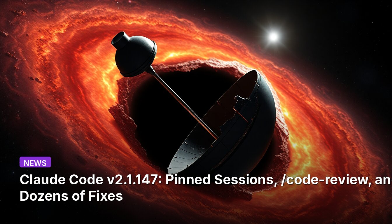 Claude Code v2.1.147: Pinned Sessions, /code-review, and Dozens of Fixes