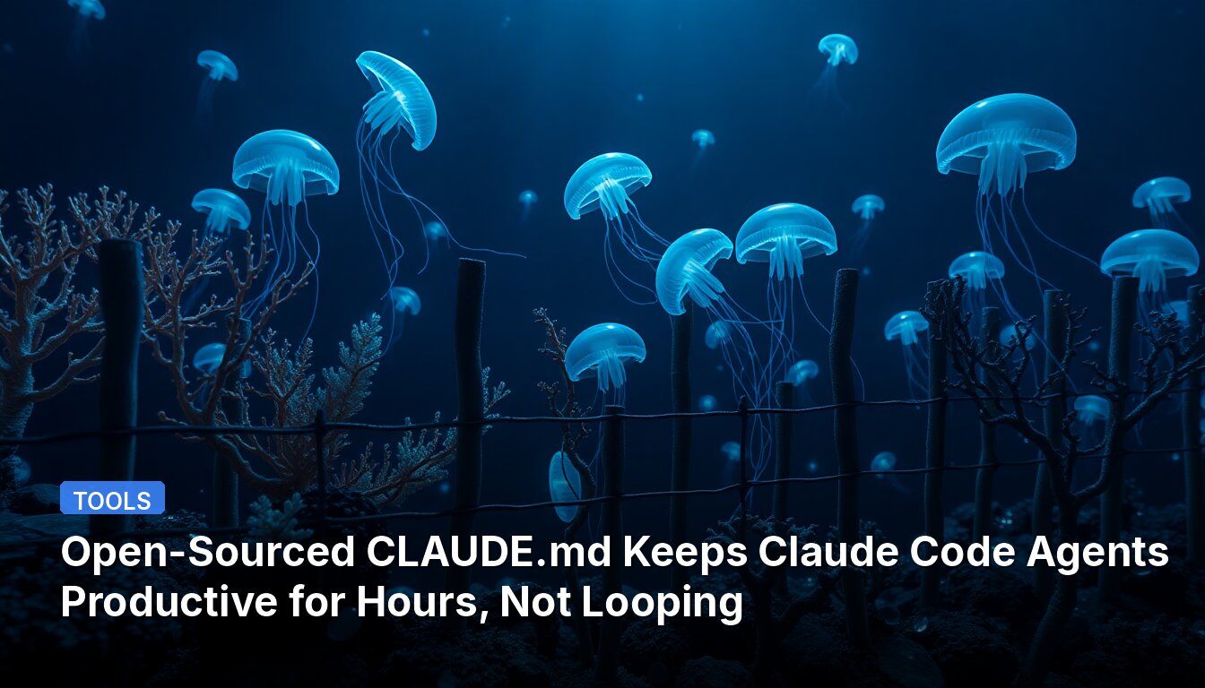 Open-Sourced CLAUDE.md Keeps Claude Code Agents Productive for Hours, Not Looping