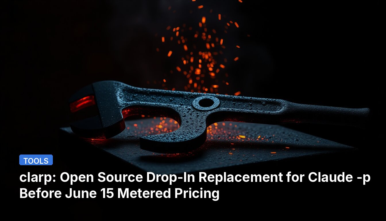 clarp: Open Source Drop-In Replacement for Claude -p Before June 15 Metered Pricing