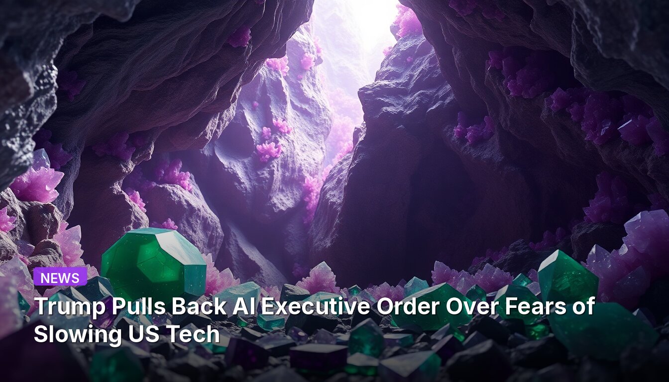 Trump Pulls Back AI Executive Order Over Fears of Slowing US Tech