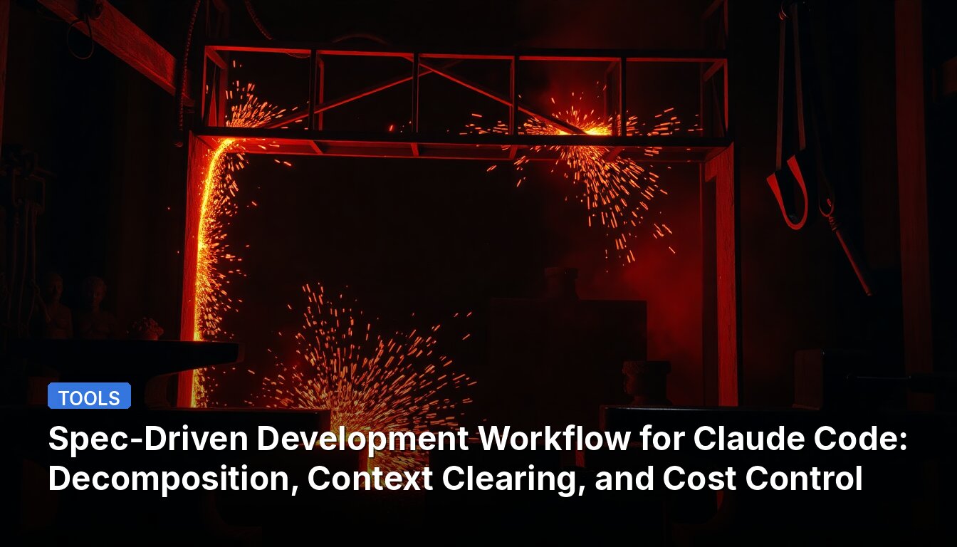 Spec-Driven Development Workflow for Claude Code: Decomposition, Context Clearing, and Cost Control