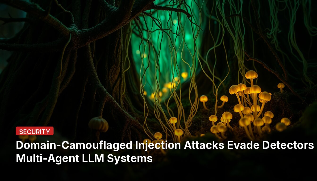 Domain-Camouflaged Injection Attacks Evade Detectors in Multi-Agent LLM Systems