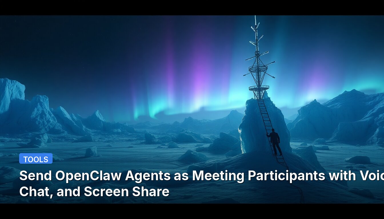 Send OpenClaw Agents as Meeting Participants with Voice, Chat, and Screen Share