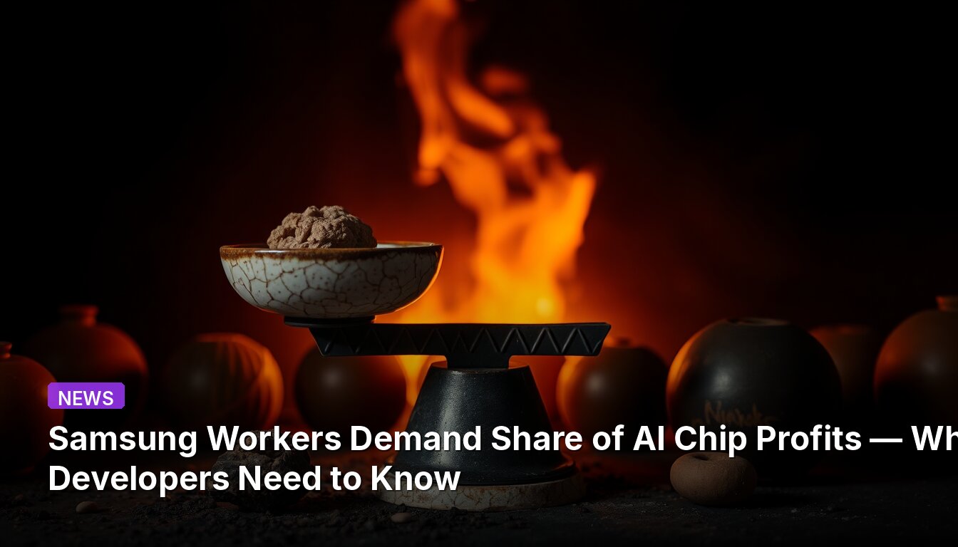 Samsung Workers Demand Share of AI Chip Profits — What Developers Need to Know