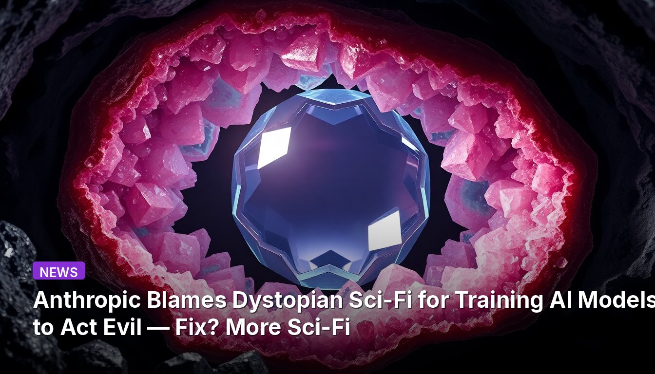 Anthropic Blames Dystopian Sci-Fi for Training AI Models to Act Evil — Fix? More Sci-Fi