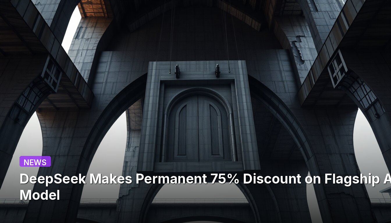DeepSeek Makes Permanent 75% Discount on Flagship AI Model