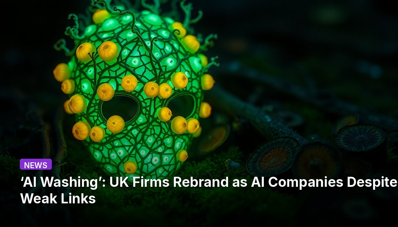 ‘AI Washing’: UK Firms Rebrand as AI Companies Despite Weak Links