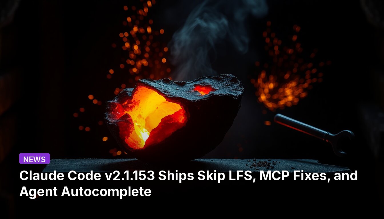 Claude Code v2.1.153 Ships Skip LFS, MCP Fixes, and Agent Autocomplete