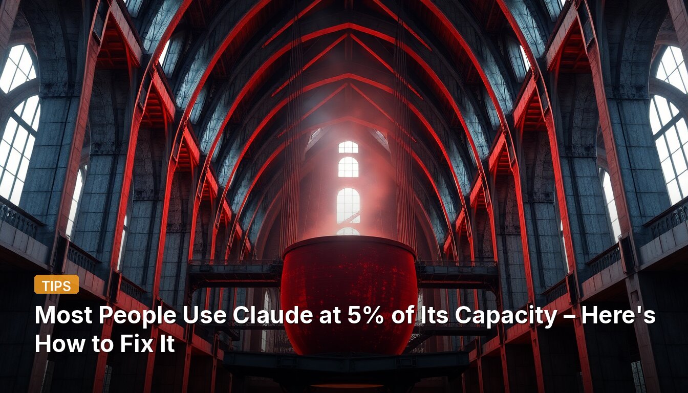 Most People Use Claude at 5% of Its Capacity – Here's How to Fix It