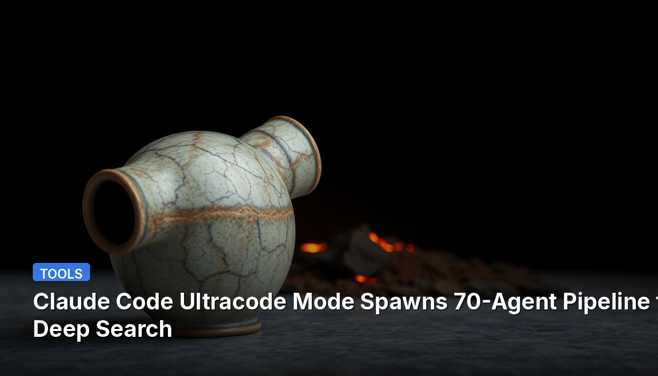 Claude Code Ultracode Mode Spawns 70-Agent Pipeline for Deep Search