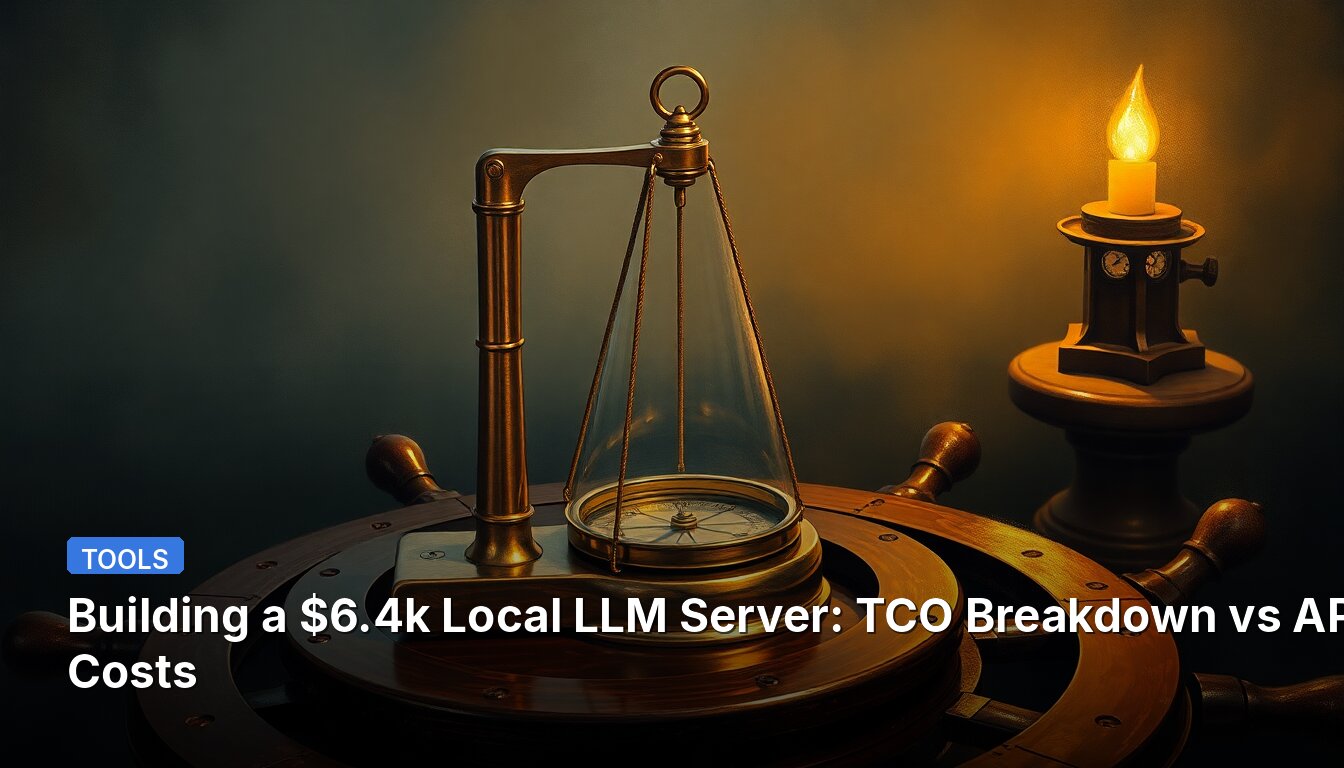 Building a $6.4k Local LLM Server: TCO Breakdown vs API Costs