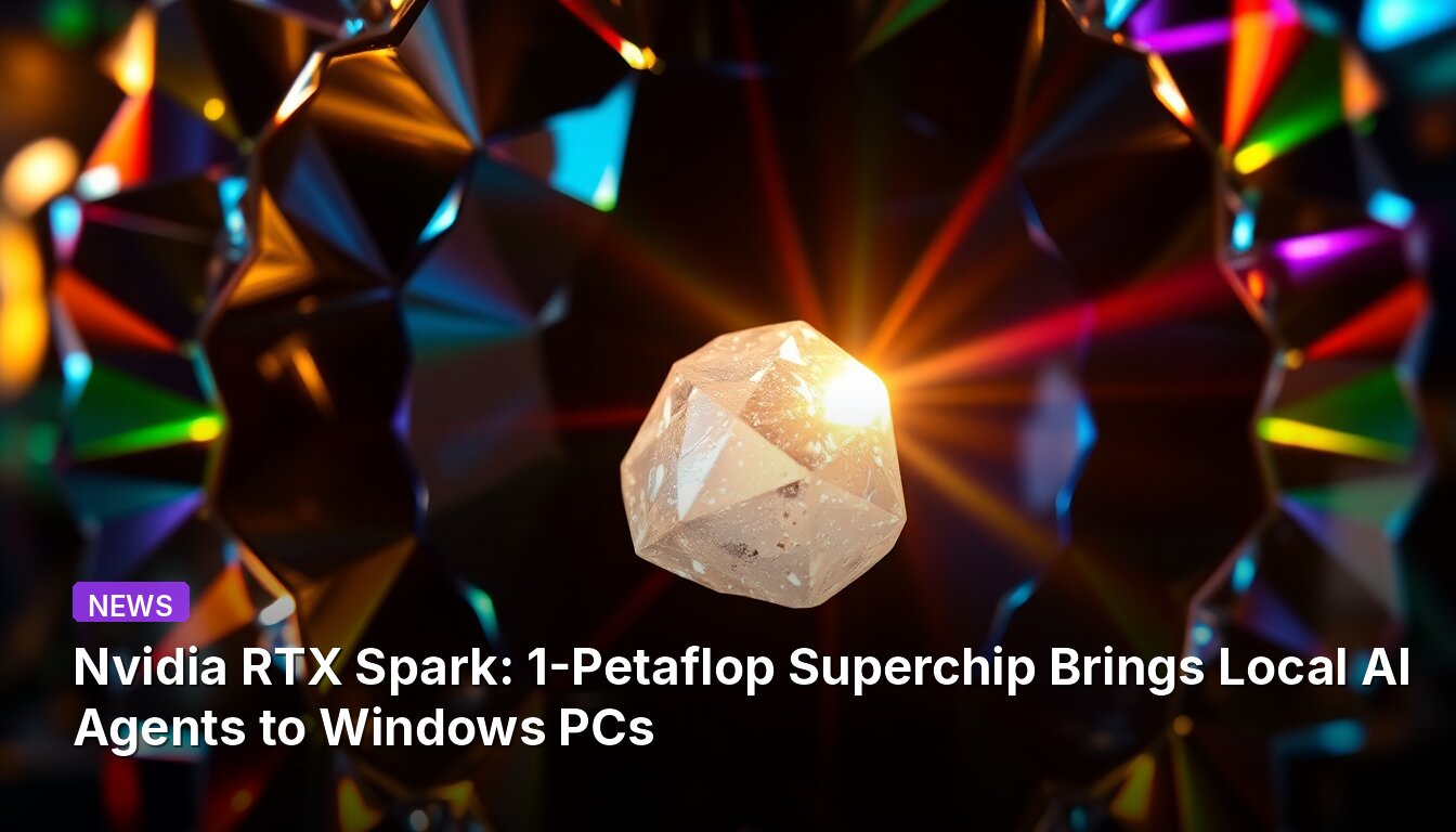 Nvidia RTX Spark: 1-Petaflop Superchip Brings Local AI Agents to Windows PCs