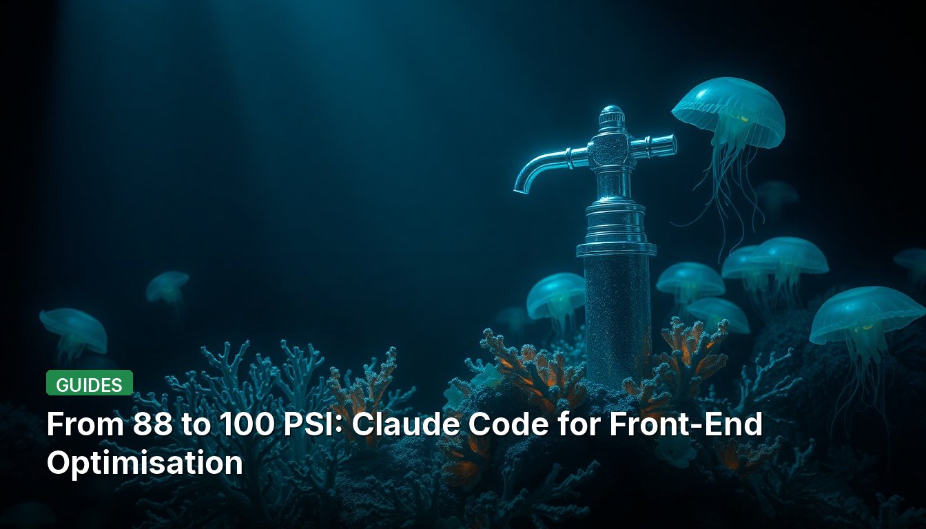 From 88 to 100 PSI: Claude Code for Front-End Optimisation