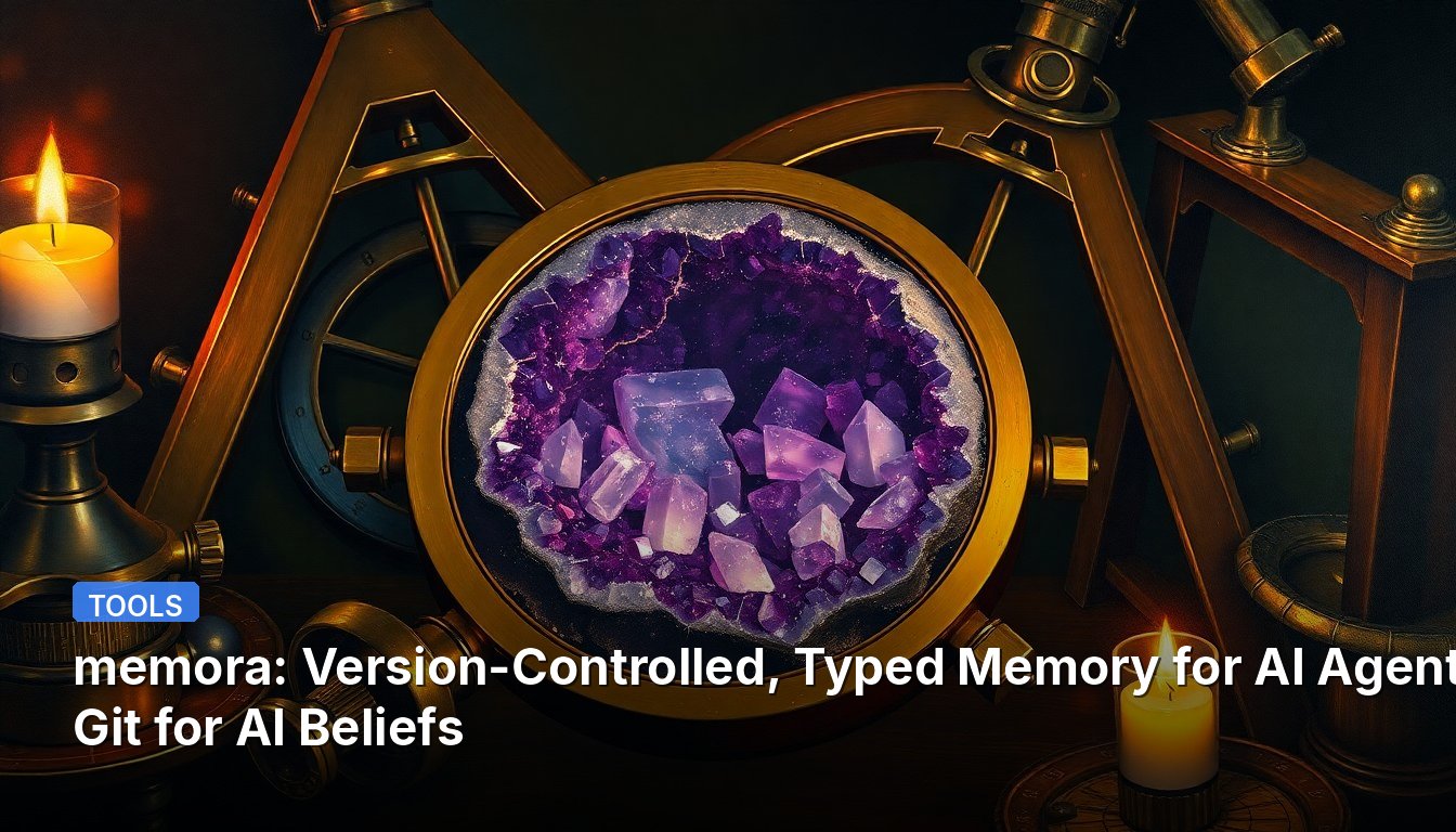 memora: Version-Controlled, Typed Memory for AI Agents – Git for AI Beliefs