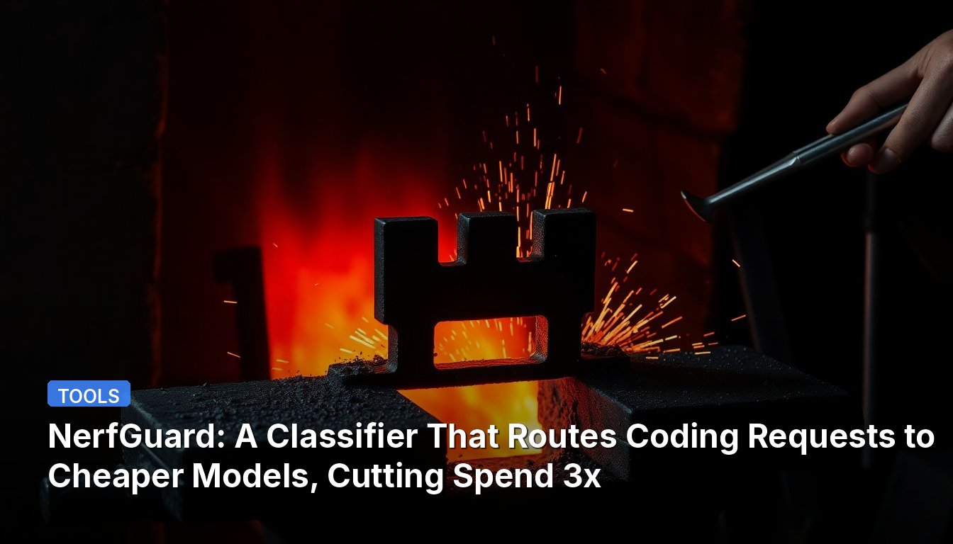 NerfGuard: A Classifier That Routes Coding Requests to Cheaper Models, Cutting Spend 3x