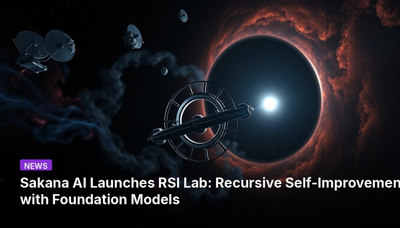 Sakana AI Launches RSI Lab: Recursive Self-Improvement with Foundation Models