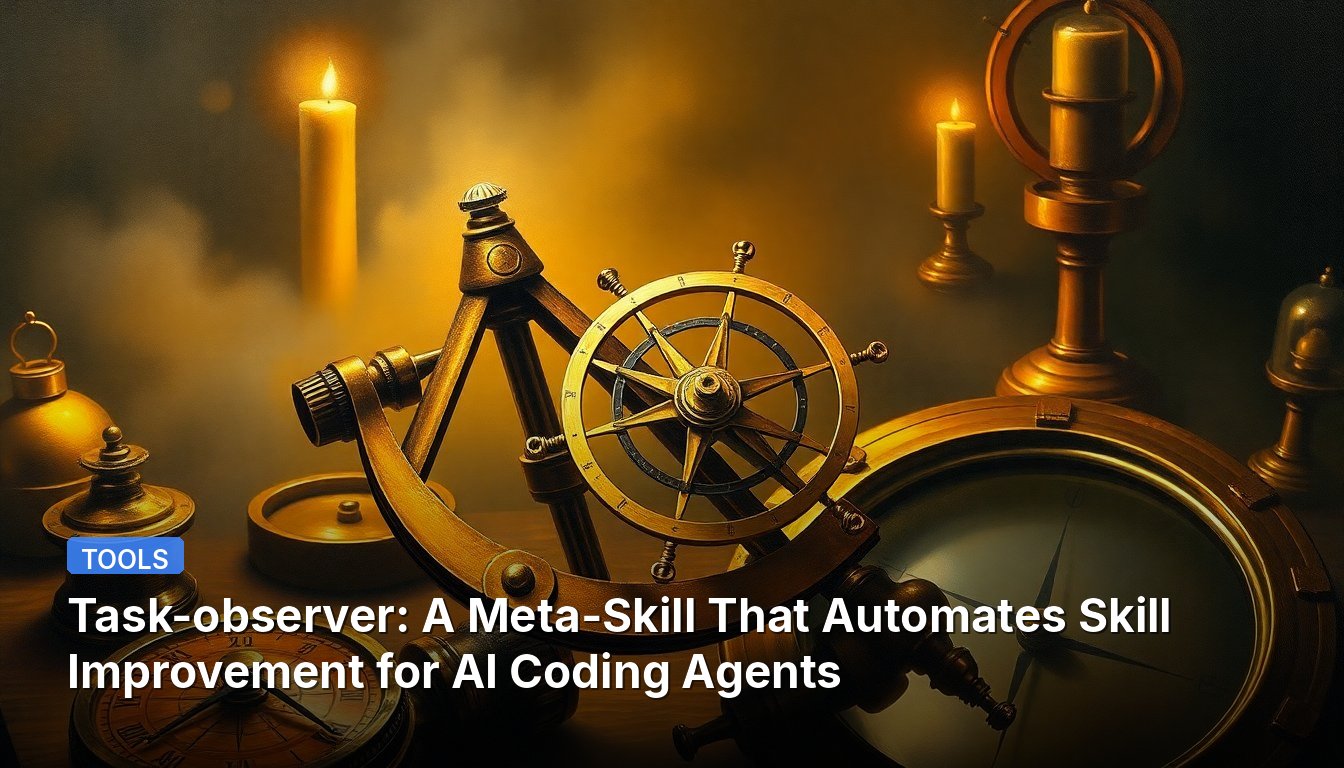 Task-observer: A Meta-Skill That Automates Skill Improvement for AI Coding Agents