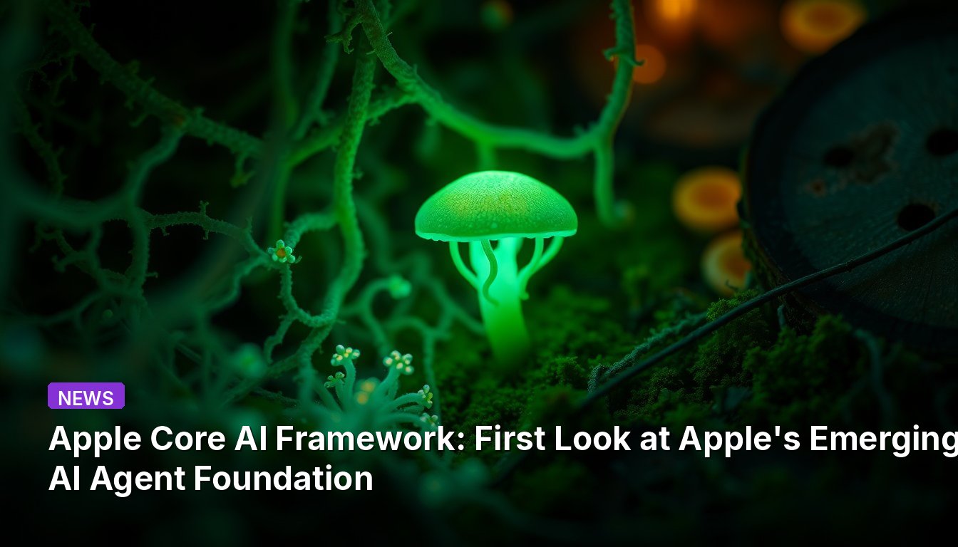 Apple Core AI Framework: First Look at Apple's Emerging AI Agent Foundation