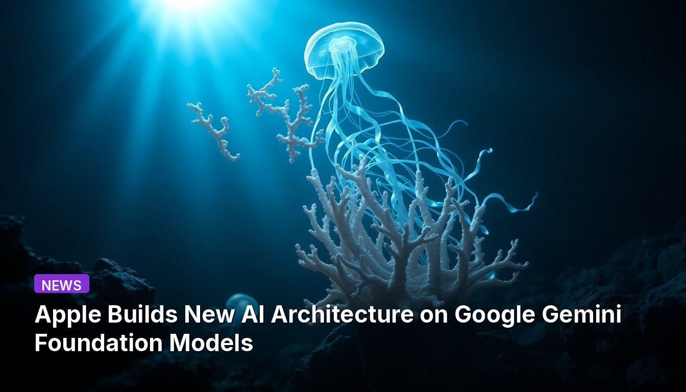 Apple Builds New AI Architecture on Google Gemini Foundation Models