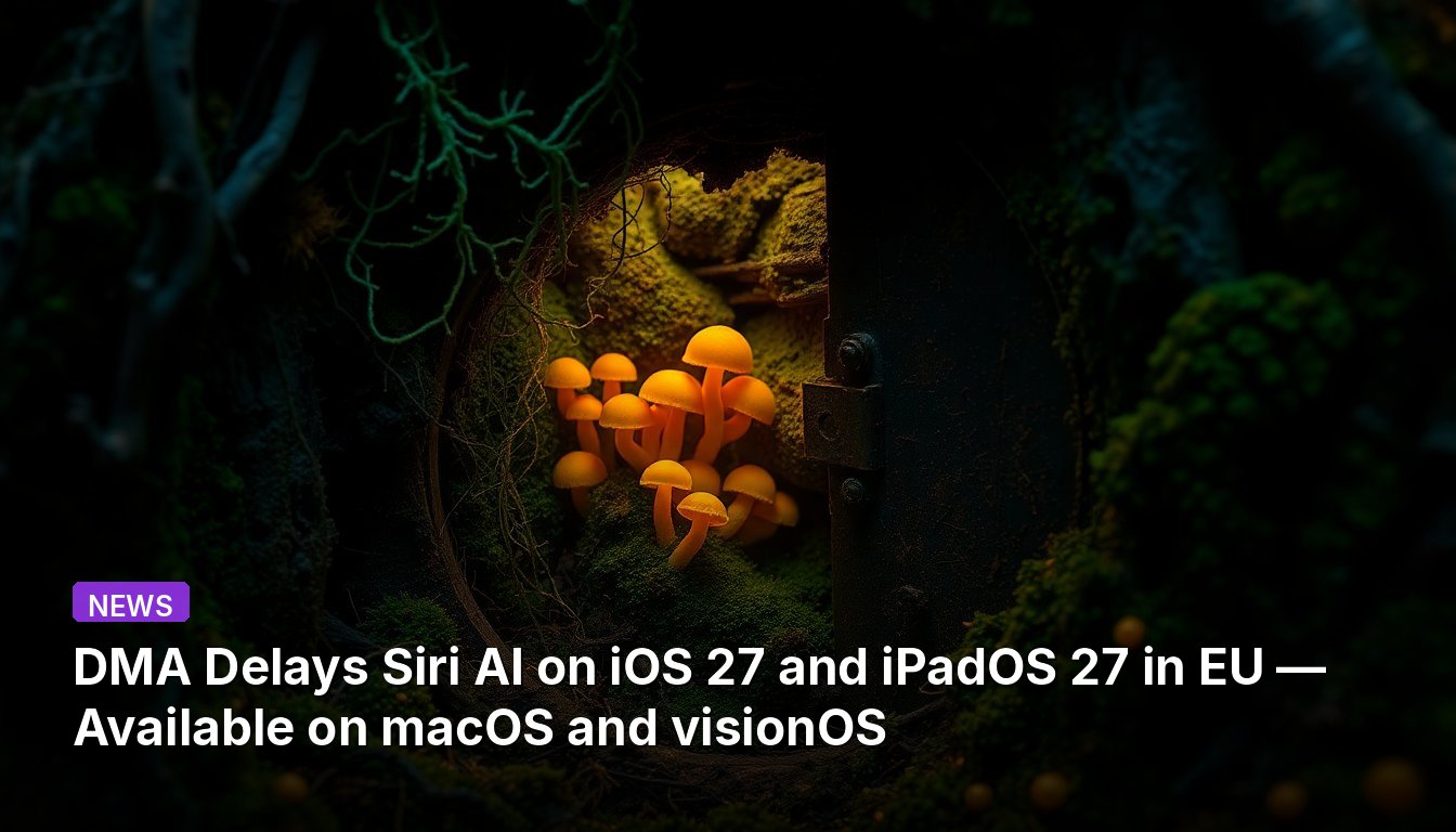 DMA Delays Siri AI on iOS 27 and iPadOS 27 in EU — Available on macOS and visionOS