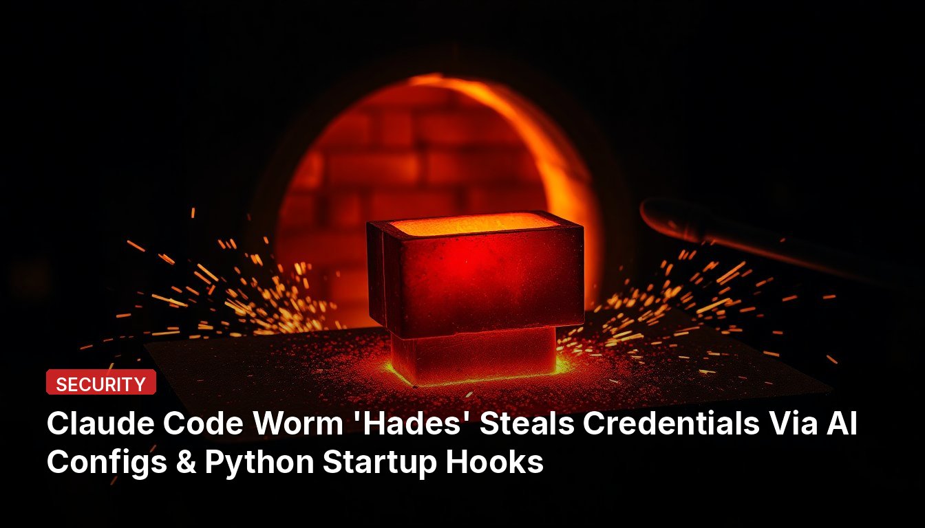 Claude Code Worm 'Hades' Steals Credentials Via AI Configs & Python Startup Hooks