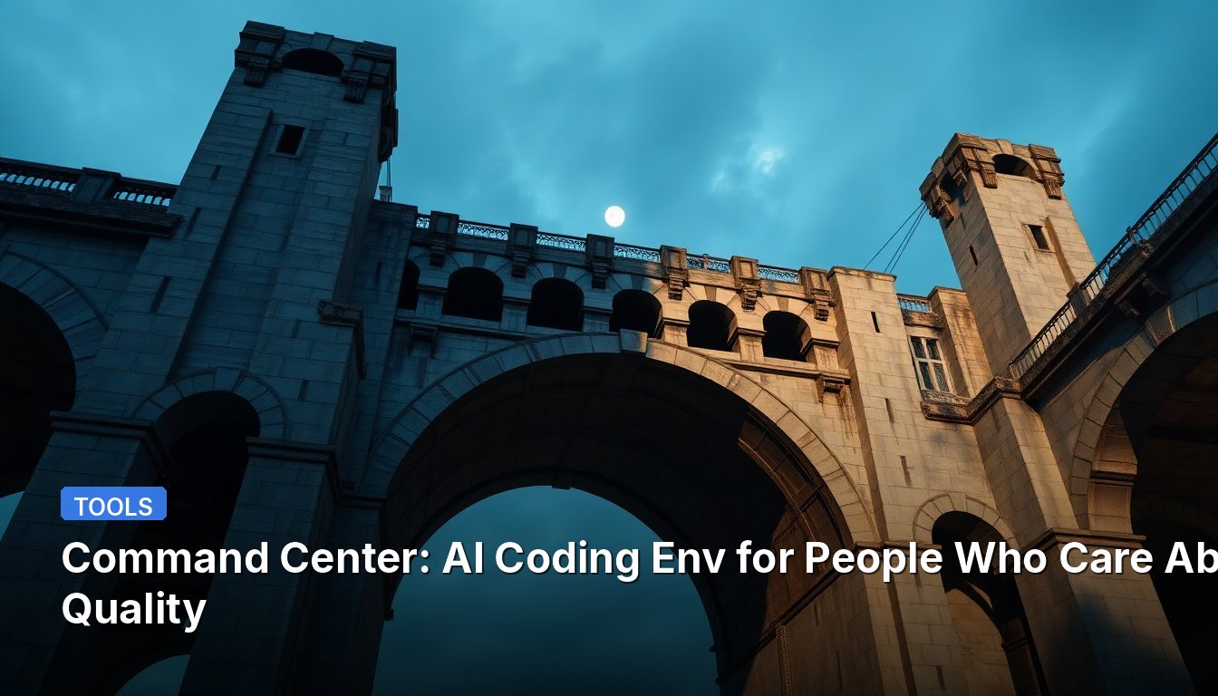 Command Center: AI Coding Env for People Who Care About Quality