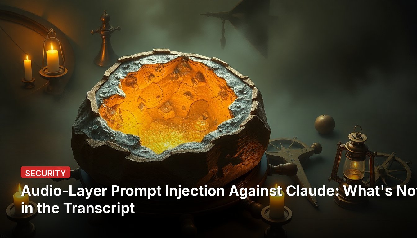 Audio-Layer Prompt Injection Against Claude: What's Not in the Transcript